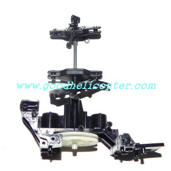 fq777-005 helicopter parts body set (main gear set + upper/lower main blade grip set + plastic main frame + connect buckle + main shaft + bearing set + fixed set)